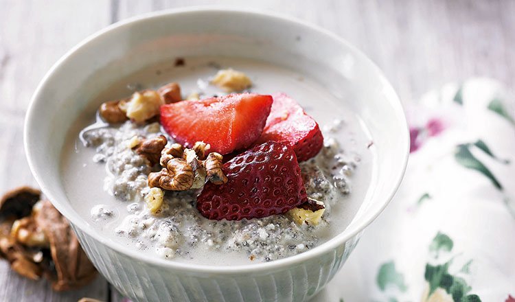 Valentines Day Recipes Chai Chia Breakfast Pudding 