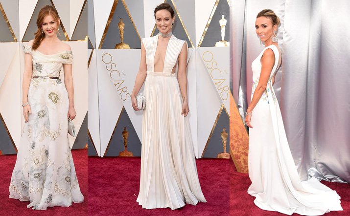 White On White: Oscars Frocks and Shocks