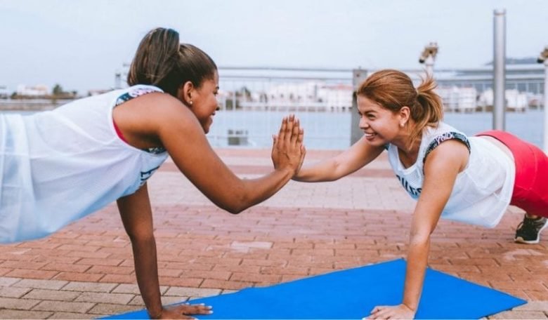 A sport partner is gonna push you when you're down