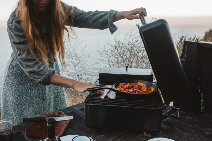 Traeger grill, shakshuka, breakfast 