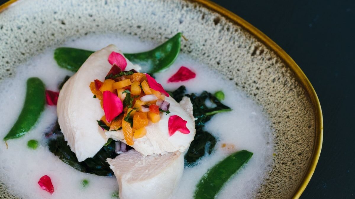 Coconut Poached Chicken