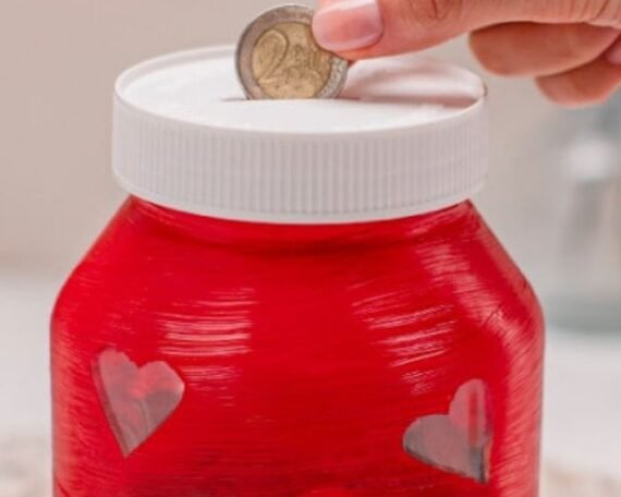 Empty Nutella Jar Katherine Sabbath 2 Money Box