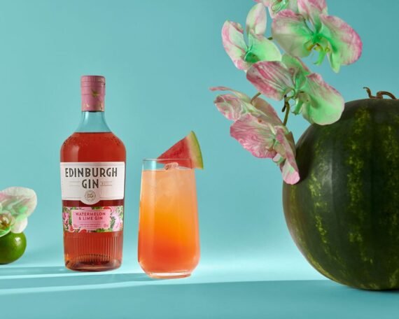 Watermelon and lime punch